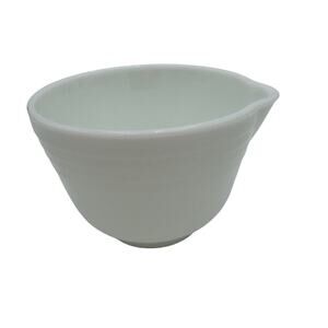 Vintage Mixing Bowl with Lip 6.25" Milk Glass Hamilton Beach